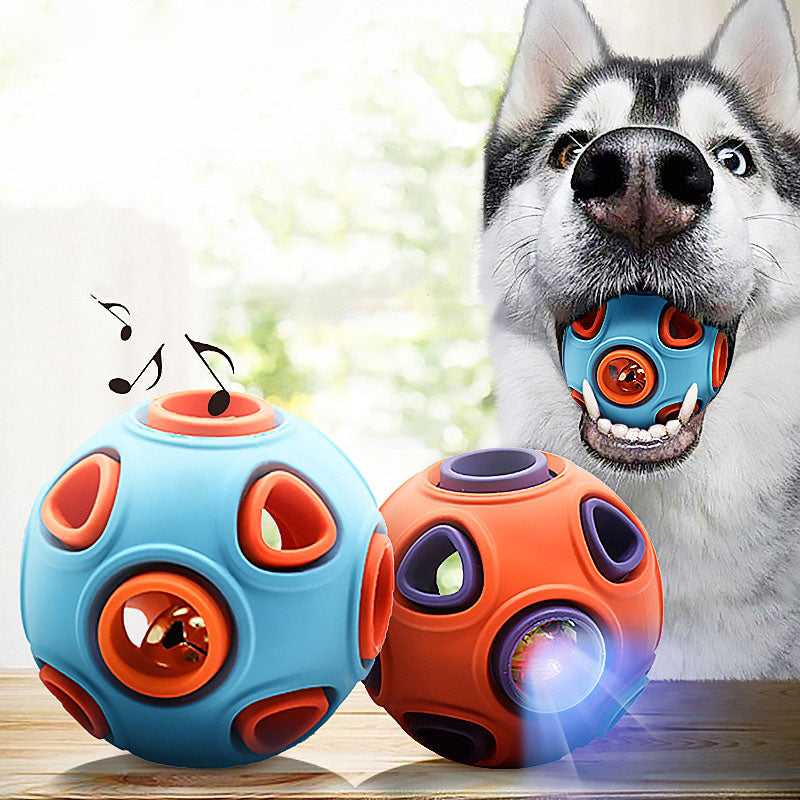 Juguete interactivo luminoso y de alta durabilidad para perros