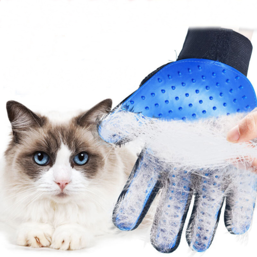 Guantes para eliminar el pelo de mascotas y cepillos de aseo